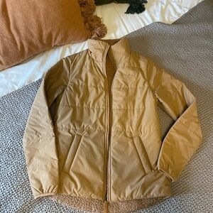 The North Face Tan Sherpa Lined Jacket